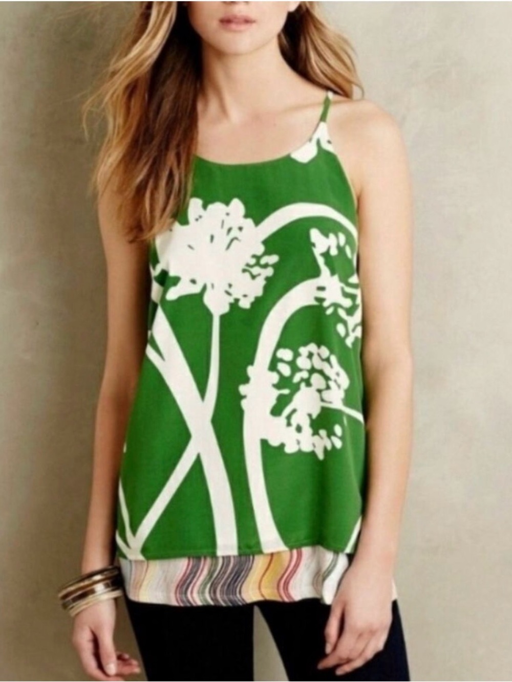 Anthropologie Porridge swing top, size large